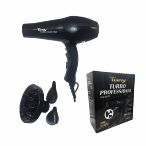 Secadora Tany Dash Turbo Ion 2100w Sf Negra.