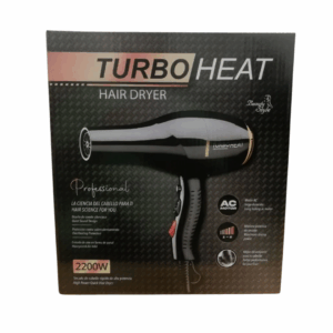 Secador Turbo Heat Hair Dryer 2200w.