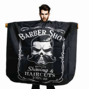 Capa De Barbería Estampada 135X155 Cm - Beauty Style