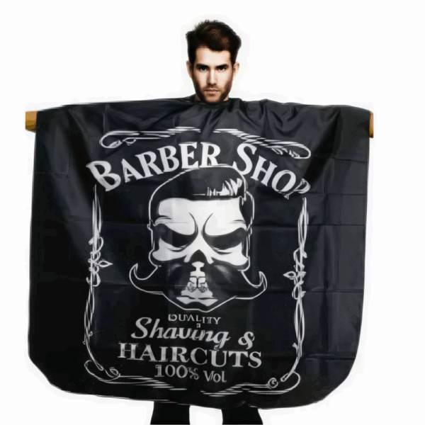 Capa De Barbería Estampada 135X155 Cm - Beauty Style