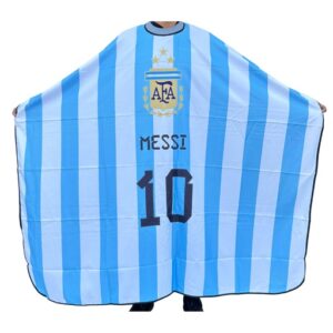 Capa De Barberia Estampada Messi 140por160 Cm - Beauty Style