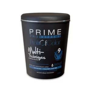 Pó Para Luzes E Descoloração Multitechniques 9 Tons 500G (Branco) - Prime Pro Extreme