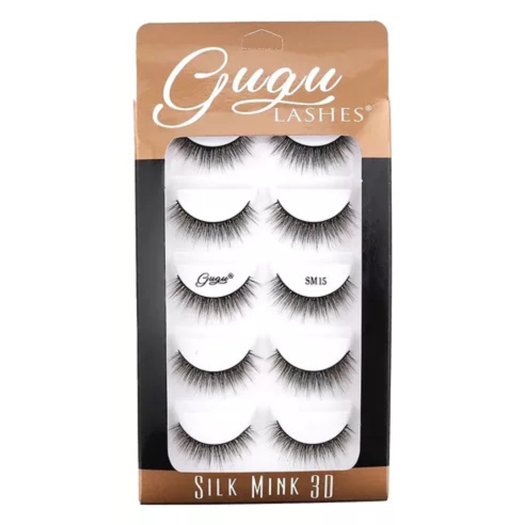 Silk mink 3D SM 15 Gugu Lashes - Gugu Lashes