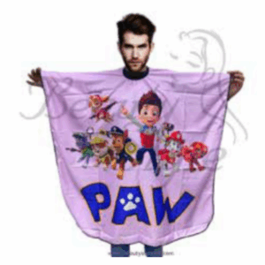 Capa De Corte Estampada Paw Patrol P/ Niño - Beauty Style
