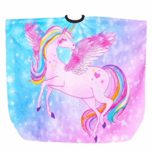 Capa De Corte Estampada Unicornio P/ Niña - Beauty Style