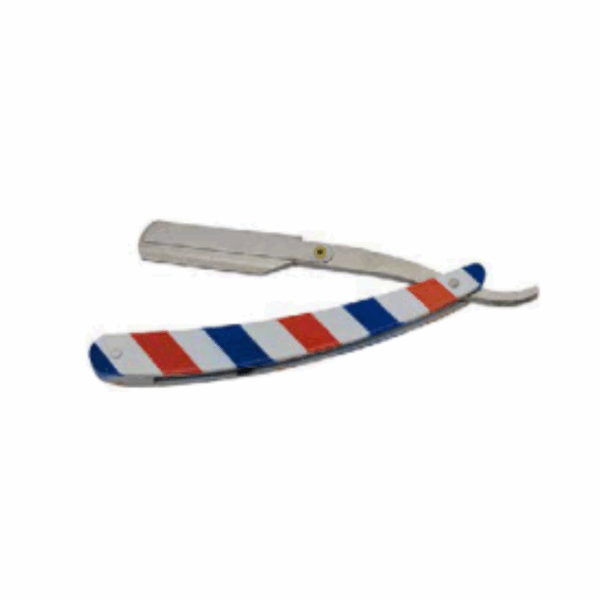 Navaja De Barberia Magic De Acero Azul - Beauty Style