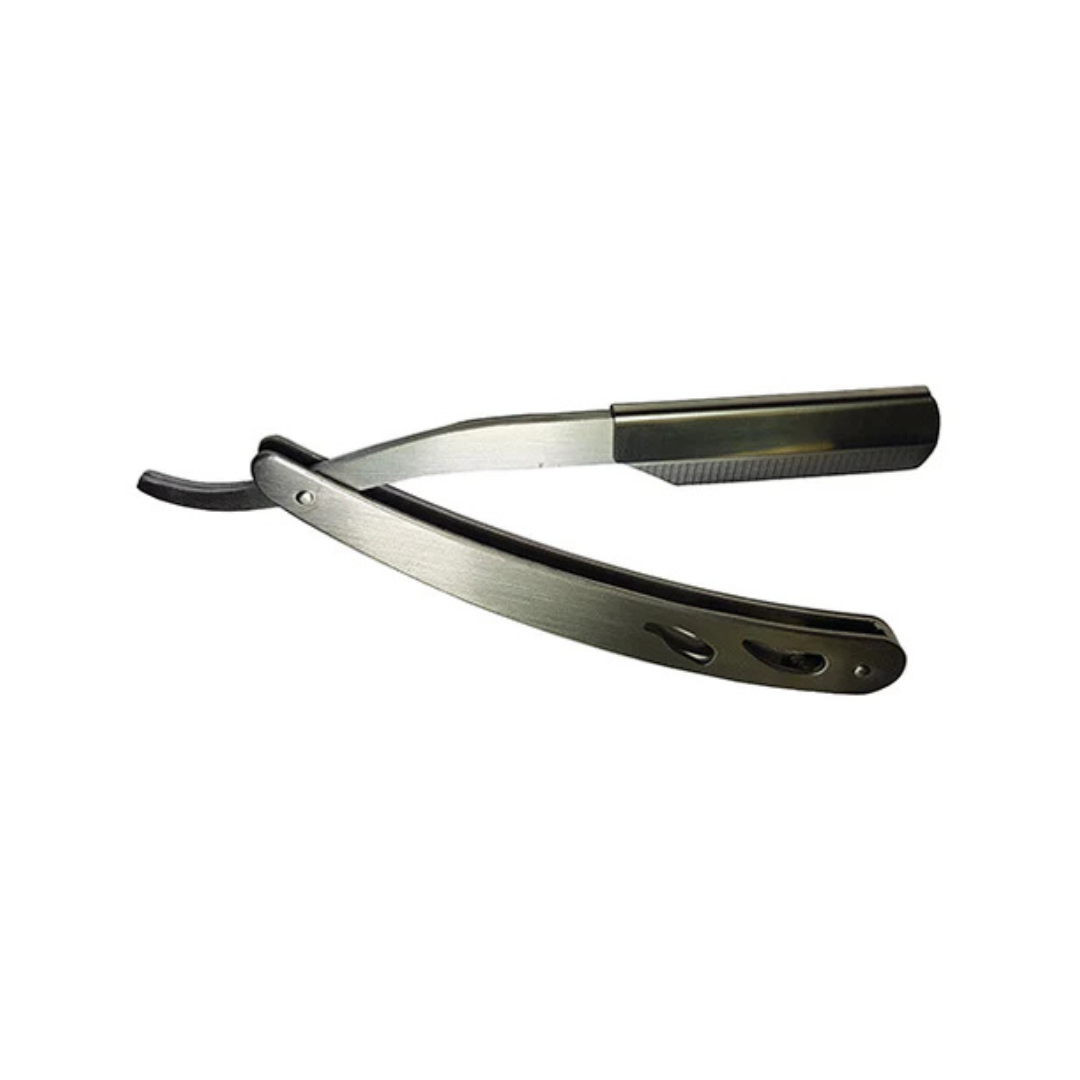 Navaja De Acero P/Barberia / Plateada - Beauty Style