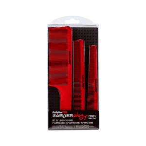 Set 3 Peines Rojos - Babyliss PRO