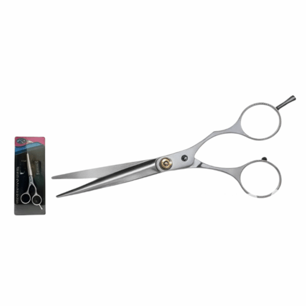 Tijera De Corte 6" Mango Plateado - Beauty Style
